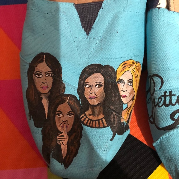Pretty Little Liars Custom Painted Toms - Picture 2 of 7